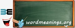 WordMeaning blackboard for j